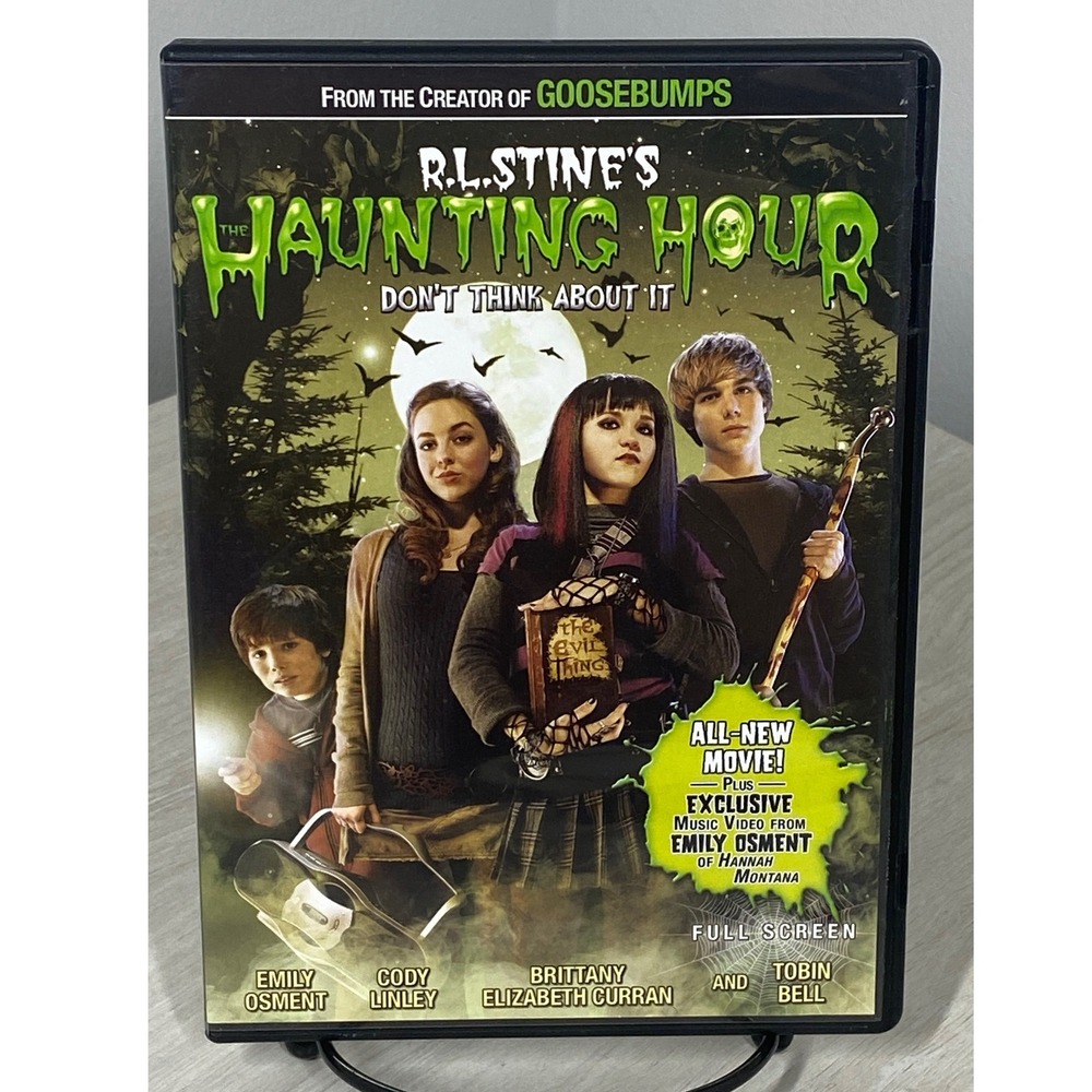 RL Stine Haunting Hour Dont Think About It DVD Emily Osment Goosebumps Horror